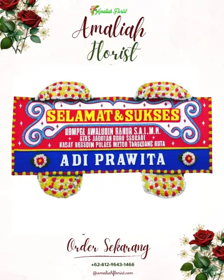 Papan Bunga Ucapan Selamat Bogoarum